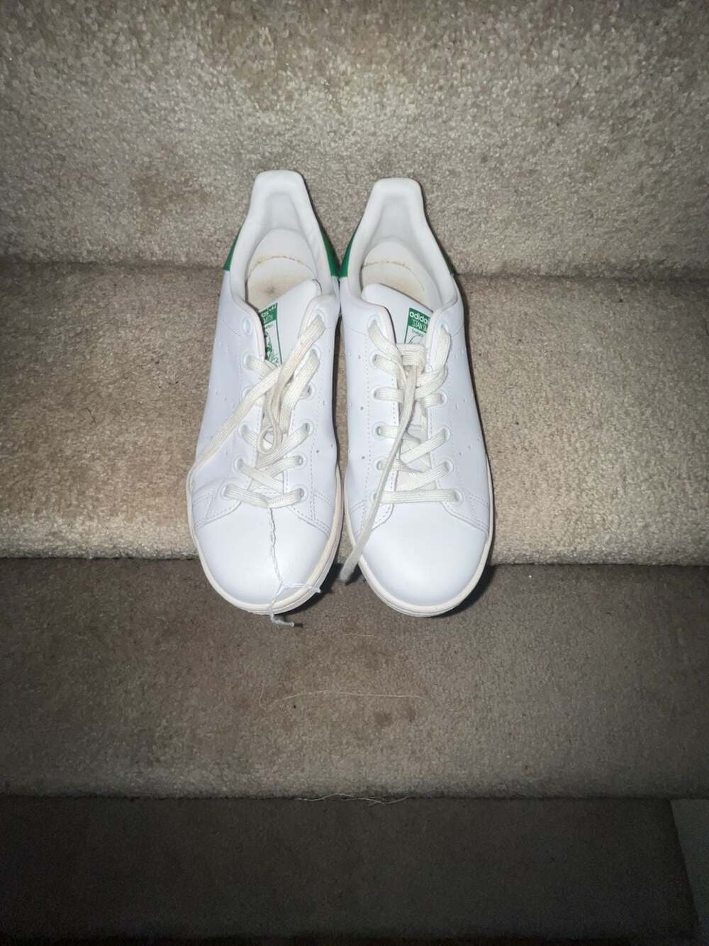 Adidas Stan Smith White Green Women's Sneakers Size 6 M20605